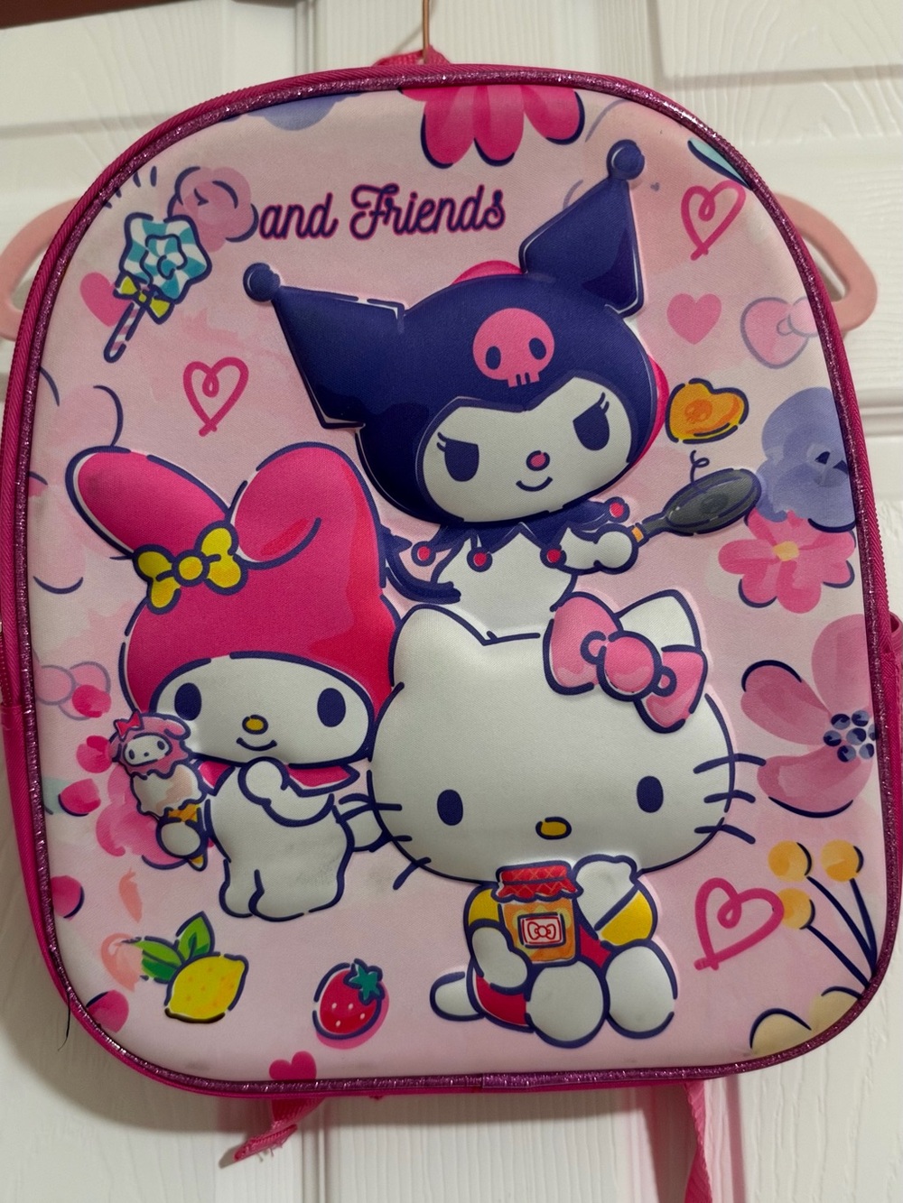 Sanrio Pink Hello Kitty & Friends Character Backpack